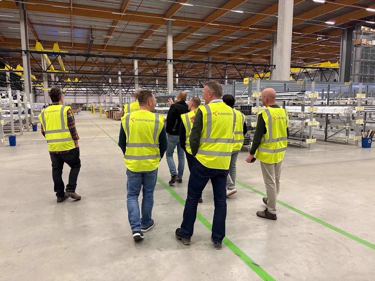 Technische binnendienst van KSN was te gast bij Kawneer in Harderwijk.