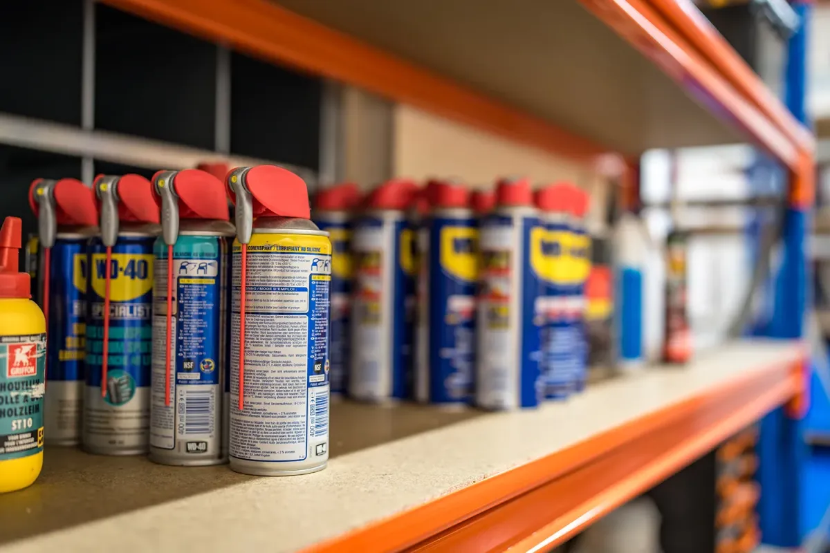 WD-40 in magazijn KSN