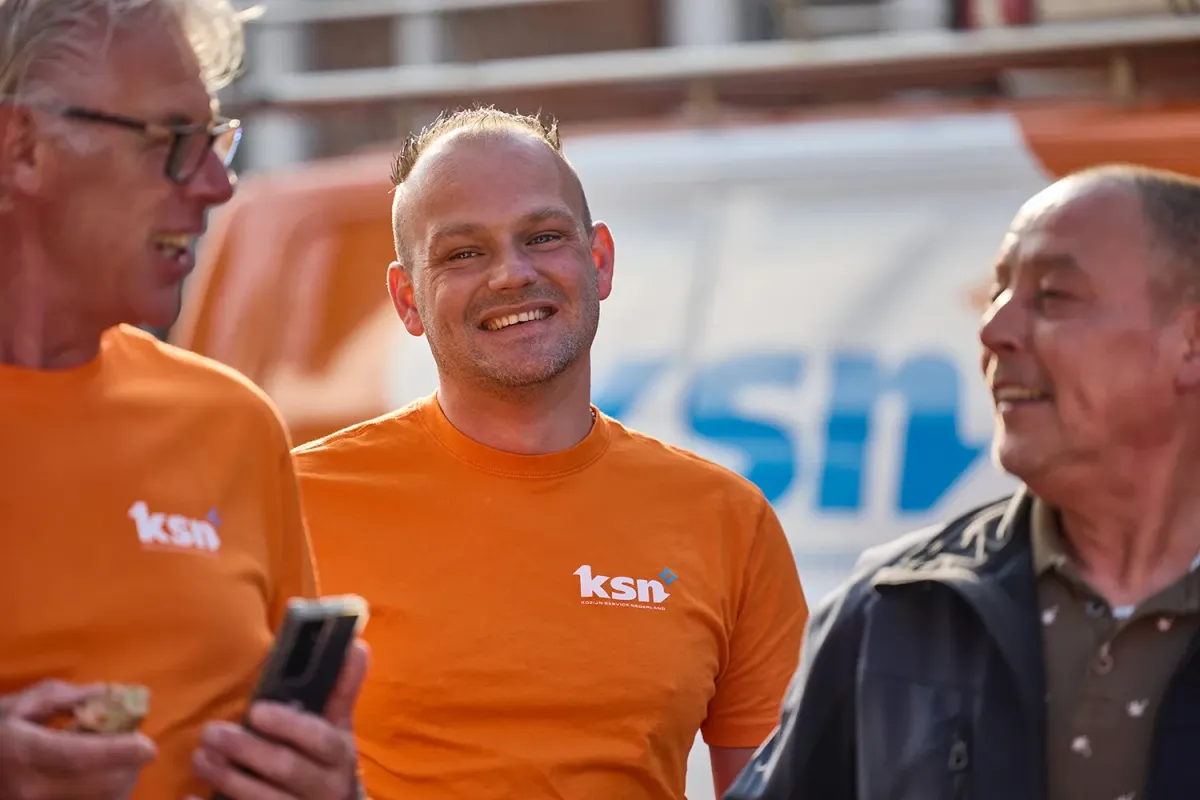 Collega Raymond bij KSN