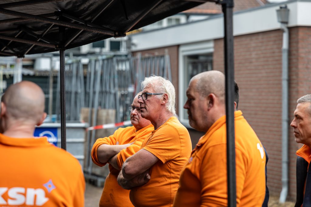 Monteurs van KSN bij de workshops op de Zomer BBQ