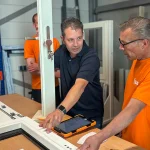 Eerste praktijkdag in de ksn academy over raambeslag